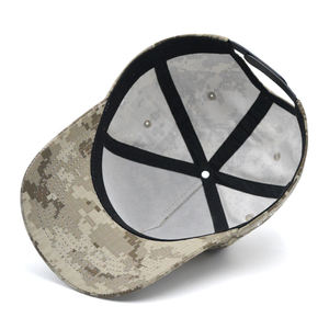 Casquette de baseball personnalisée unisexe en polyester/coton avec logo brodé 3D, ajustable, à fermeture snapback, pour l'extérieur - Product Image 3