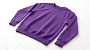 เสื้อสเวตเชิ้ตคอกลมสีม่วงสำหรับผู้ชาย ผ้าฝ้ายถัก 100% ทรงปกติ สวมใส่สบายๆ สำหรับฤดูใบไม้ร่วง - Product Image 4