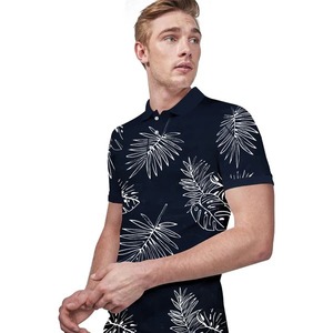 เสื้อโปโลพิมพ์ลายดีไซน์ใหม่ ขายส่ง เสื้อโปโลชายลำลองใส่เที่ยวทะเลฤดูร้อน เสื้อโปโลพิมพ์ลายและติดกระดุมตามสั่ง - Product Image 2