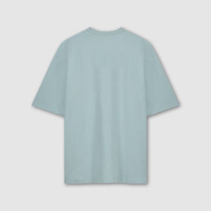 เสื้อยืดพรีเมียมกันหด ผ้าคอตตอนเนื้อนุ่ม ทรงปกติ แขนสั้น สำหรับผู้ชายไซส์ใหญ่ สวมใส่สบาย แบบเรียบ - Product Image 5
