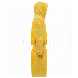 Stylish Windbreaker <b>Shorts</b> Set Raised Puff Print Hooded Jacket Elastic <b>Shorts</b> Windbreaker <b>Shorts</b> Set - Product Image 5