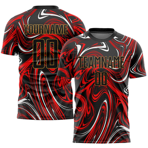 เสื้อฟุตบอลพิมพ์ลายแบบกำหนดเองสำหรับผู้ชาย แขนสั้น ชุดทีมพร้อมชื่อสั่งทำด้านหน้า ระบายเหงื่อได้ดี ทรงพอดีตัว - Product Image 3