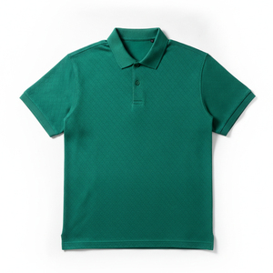 เสื้อโปโลเปล่าเรียบง่าย สั่งซื้อจำนวนมาก ราคาถูก เสื้อโปโลผ้าฝ้าย 100% สั่งพิมพ์ลายได้ตามต้องการ เสื้อโปโลแขนสั้นสำหรับทำงาน ชุดยูนิฟอร์ม เสื้อโปโลผู้ชาย - Product Image 3