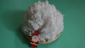 Bas prix Vikohasan GRS Polyester tissu non tissé non filature 3D semi-vierge creux conjugué matériau de remplissage non siliconé - Product Image 5