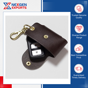 Porta Llaves de Coche Personalizado de Cuero PU, Diseño a Medida, Duradero y Elegante, Ideal para Regalos Promocionales en India, 100% Calidad Garantizada - Product Image 4