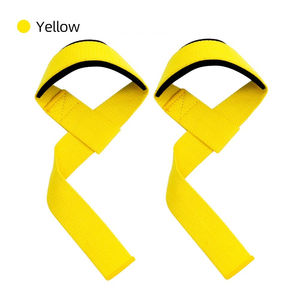 Sangles de poignet en coton élastique avec logo personnalisé, haute élasticité, antidérapantes et réglables pour la musculation et les soulevés de terre - Product Image 5