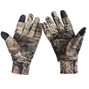 GRACE <b>SIGN</b> GS-HW Camouflage Hunting Gloves Soft <b>Shell</b> Full Sleeve Waterproof Breathable Windproof Insulated Spandex Unisex - Product Image 1