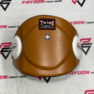High Quality Protection Gear Twins Muay Thai Kickboxing Belly Pad Genuine Leather Top Selling Boxing Martial Arts MMA Chest Pad - Product Image 6