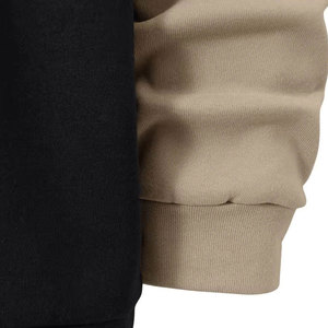 Sudadera para Hombre de Talla Grande, con Contraste de Color, Transpirable, Prenda Básica de Algodón Tejido, Diseño Moderno - Product Image 3