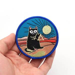 Premium Embroidery Patch <b>Iron</b> <b>On</b> Embroidered Badge High Density Twill Patches for Clothing Caps Bags Wholesale Heat Transfer - Product Image 2