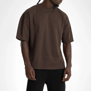 เสื้อยืดคอกลมโอเวอร์ไซส์พรีเมียม เนื้อผ้านุ่ม ทรงหลวม แขนสั้น สวมใส่สบายๆ ทุกวัน สำหรับผู้ชาย - Product Image 4