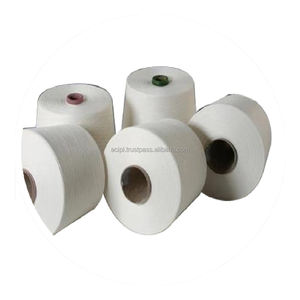 Hilo de Algodón Peinado 100% de Una Sola Capa, 24s/1, Antibacteriano, Ecológico, Reciclable, Hilado con Núcleo, para Tejido, Color Blanco - Product Image 4