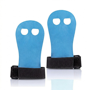 Protège-poignets de gymnastique réglables en EVA rose à 2 trous avec fermeture auto-agrippante pour l'entraînement de force et la musculation - Product Image 6