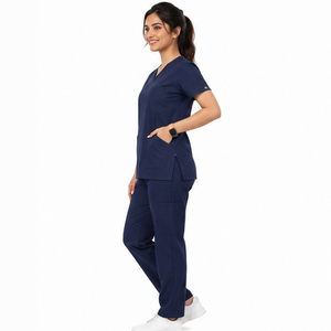 Tenue Médicale Personnalisée Unisexe – Blouse et Pantalon d'Infirmière/Médecin pour Hôpital et Clinique – Vêtements de Travail pour Soignants – Fournisseur en Gros - Product Image 1