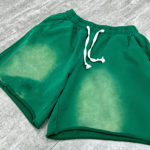 Pantalones Deportivos de Verano 2026 para Hombre, Venta al por Mayor, 100% Algodón, Pantalones Cortos de Felpa con Diseño Liso, Shorts Deportivos para Hombre - Product Image 2