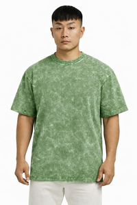 Custom Cotton T <b>Shirt</b> Supplier Oversized Boxy Fit Acid Wash Screen Printing Low MOQ Manufacturer T <b>Shirt</b> Unisex Men's - Product Image 4