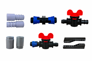 Répartiteur de tuyau en PEHD Viet Drip, connecteur à barbillon de 21 mm pour l'irrigation de jardin, plastique vierge écologique, certifié ISO, robuste - Product Image 2