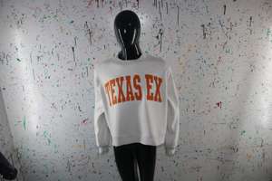 Sudadera TEXAS EX WHITE con Cuello Alto, 100% NARANJA, Apliques Bordados, Cuello Ancho, URBAN PRODUCTIONS - Product Image 4