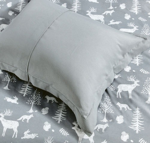 Wholesale High Quality Grade Modern All-Season <b>Grey</b> <b>King</b> <b>Size</b> Cotton <b>Duvet</b> Cover <b>Set</b> 300tc Thread Count Waterproof Eco-Friendly - Product Image 3