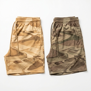 Shorts de sport pour hommes avec motif graphique de circuit imprimé cyberpunk personnalisé, sublimation, entraînement de basketball - Product Image 5