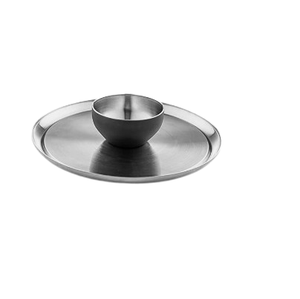 New Designer Chip & Dip Metal Designer Aluminum <b>Tray</b> Decorative Tabletop Serving <b>Trays</b> Home And Wedding Usage - Product Image 2