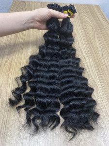 Extensiones de Cabello Humano Ruso con Punta Plana de Queratina al por Mayor, Cabello Vietnamita Real Pre-Adherido de Alta Calidad Sin Procesar, Grado Remy - Product Image 1