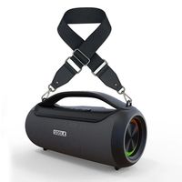 Enceinte sans fil portable SOOLK T300 120W DSP BT5.2, étanche IPX6, lumière LED 7 couleurs, TWS, EQ, TF, USB, audio