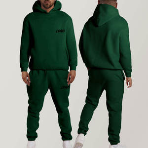 Conjuntos deportivos personalizados con logo para hombre, conjuntos de streetwear, conjuntos de gimnasio para etiquetas de streetwear estadounidenses, bajo MOQ, precio de fábrica de marca privada. - Product Image 1