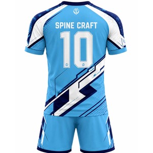 Maillot de football personnalisé professionnel 100% polyester, uniforme de football sublimé, fabrication directe en usine OEM - Product Image 6
