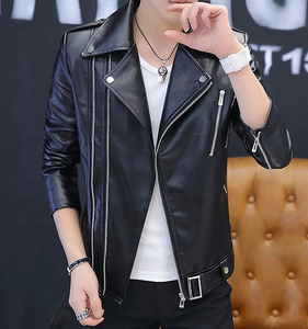 Latest Design <b>Men</b> <b>Leather</b> <b>Jacket</b> High Quality Breathable Comfortable <b>Leather</b> <b>Jackets</b> Hot Selling <b>Men</b> <b>Leather</b> <b>Jacket</b> - Product Image 2