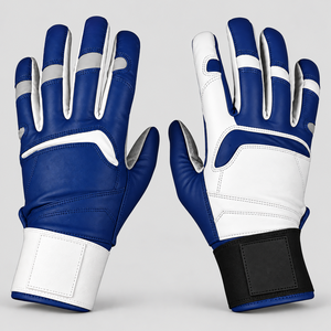 Gants de baseball en cuir de vachette à manchette longue, respirants, durables, avec logo et taille entièrement personnalisables, pour l'entraînement sportif et le frappeur. - Product Image 6