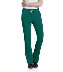 Women's Green <b>Hospital</b> <b>Scrub</b> Pants with Drawstring Waist and Side Pockets - Product Image 1