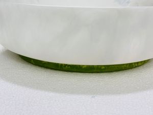 Tazón de ensalada de resina moderno y personalizable con diseños únicos de temática religiosa y amorosa. Colores de personalización disponibles. - Product Image 2