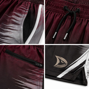 Shorts de pickleball de luxe personnalisés pour hommes, respirants, extensibles, tissés, avec poches en mesh - Product Image 2