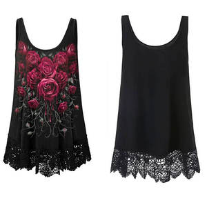 Débardeur sans manches pour femmes, grande taille, décontracté, été, tricoté, respirant, coton, fibre de bambou, uni, nouvelle arrivée - Product Image 4