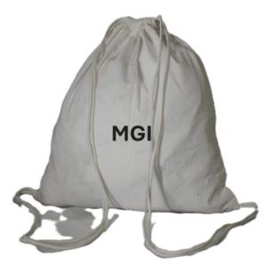 Customizable Soft Cotton Canvas <b>Drawstring</b> <b>Backpack</b> Waterproof Organic Cotton Lining Physiological Curve Back 23L Capacity Beach - Product Image 5