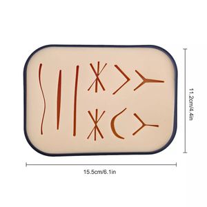 Kit de Suture Chirurgicale en Acier Inoxydable, Tapis de Pratique Cutanée Réutilisable pour Professionnels, Outil de Simulation Médicale – Vente Chaude - Product Image 5