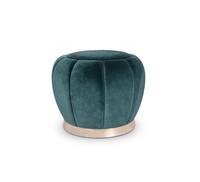 Pouf moderne en velours, couleur or, forme ronde, rembourrage doux, structure métallique, meubles de salon, tabouret pour la maison