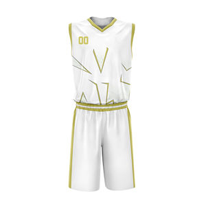 Uniformes de Baloncesto Sublimados Personalizados de Primera Calidad, Transpirables, con Impresión Personalizada, 100% Poliéster, Conjuntos de Baloncesto para Adultos - Product Image 1