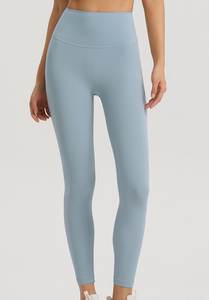 Leggings de sport tricotés respirants taille haute personnalisés pour femmes, doux, séchage rapide, pour yoga et fitness - Product Image 2