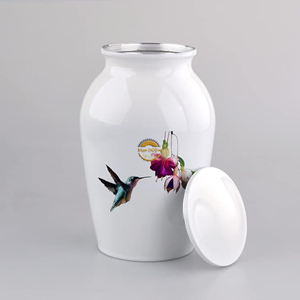 High End Wooden Memorial <b>Box</b> for <b>Ashes</b> Natural Wood Funeral Urn with Custom Logo Handcrafted Wooden Urn for Cremated Remains - Product Image 4