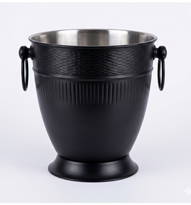 Best Selling Metal Wine Cooler Bucket Rectangle Shape with Dual Handles Rust Resistant for Party Use Wedding Champagne Bucket - Product Image 3