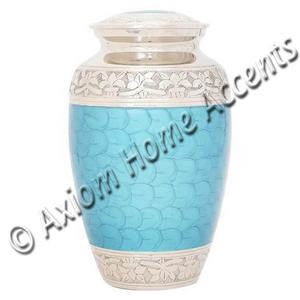 Urne en laiton de qualité supérieure avec gravures personnalisées et finition brillante pour un mémorial digne par Axiom Home Accents - Product Image 3