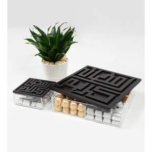 Caja de Chocolate de Lujo en Madera y Acrílico para Regalos Festivos y Presentación Elegante en el Hogar para Fiestas por RR ENTERPRISES - Product Image 5