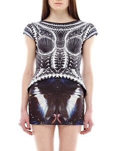 Ensemble 1 pièce jupe longue à carreaux d'été et tenue à manches courtes grande taille pour femmes - Vente en gros - Product Image 1