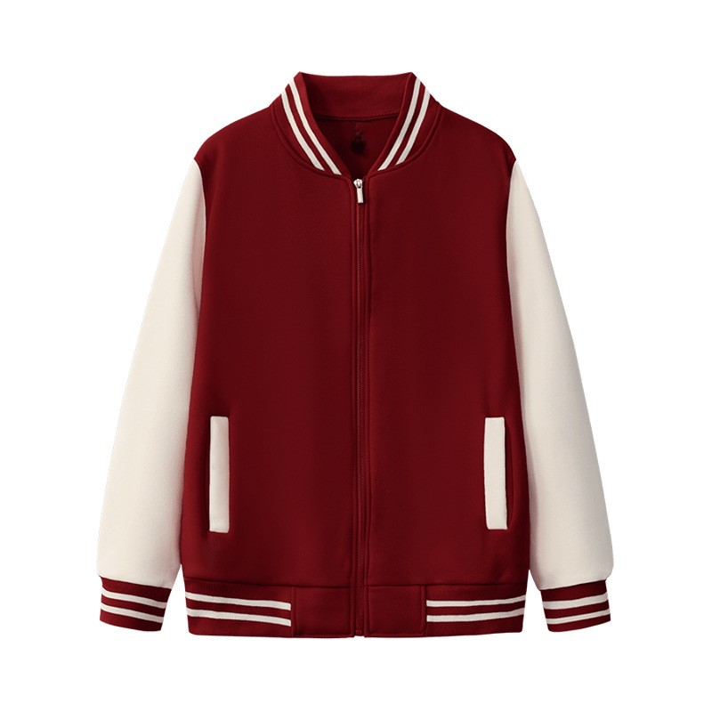 บาง สีแดงเข้ม ขอบสีขาวนวล