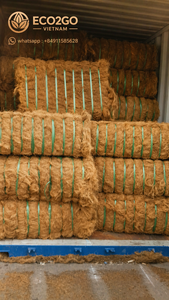 ECO2GO VIETNAM Organic Coconut Fiber Supplier Wholesale Bulk High Quality Eco-Friendly Bale Chemical-Resistant Anti-Uv Features - Product Image 5
