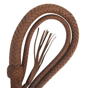 Látigo de Toro de 6 Pies y 12 Trenzas, Cuero Genuino de Vaca, Látigo de Defensa Personal, Látigo de Toro Negro Personalizado al por Mayor para Cazadores - Product Image 3