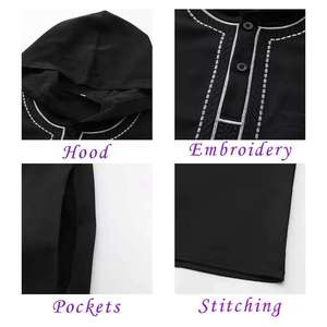 OEM Service Breathable <b>Men</b> Jubbah Thobes New Style Islamic Clothing Arabic Style <b>Men's</b> Jubba <b>Thobe</b> - Product Image 3