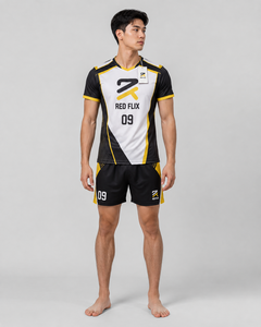 High Quality Volleyball Uniforms Resistant Printing for Team Performance with OEM ODM Athletic Jersey and <b>Shorts</b> with Fade - Product Image 1